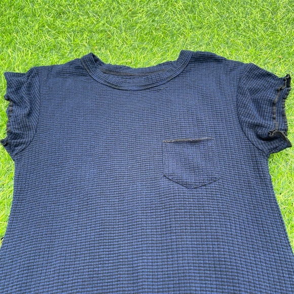BDG Cap-Sleeve Camper Pocket Ribbed Dress XS casual spring summer vibes brunch - Picture 3 of 9